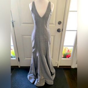 NWT Silver Prom Dress / Formal Gown